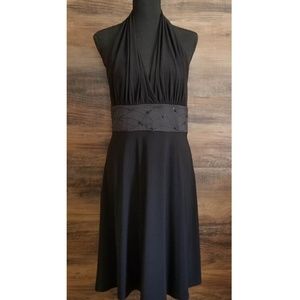 EUC Evan Picone Halter Cocktail Dress